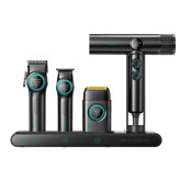 ست ماشین اصلاح حرفهای وی جی آر مدل VGR-STEBLRES PRO 4in1