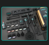 ست ماشین اصلاح حرفهای وی جی آر مدل VGR-STEBLRES PRO 4in1